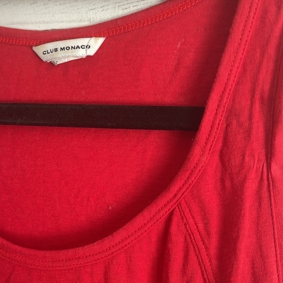 Club Monaco Sleeveless Blouse Sheer bottom | SIZE XS - Picture 9 of 10